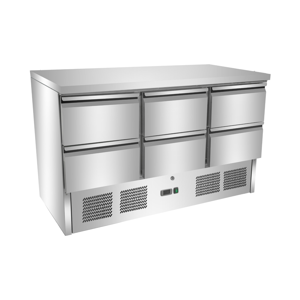 CNJT commercial refrigerator saladette counter